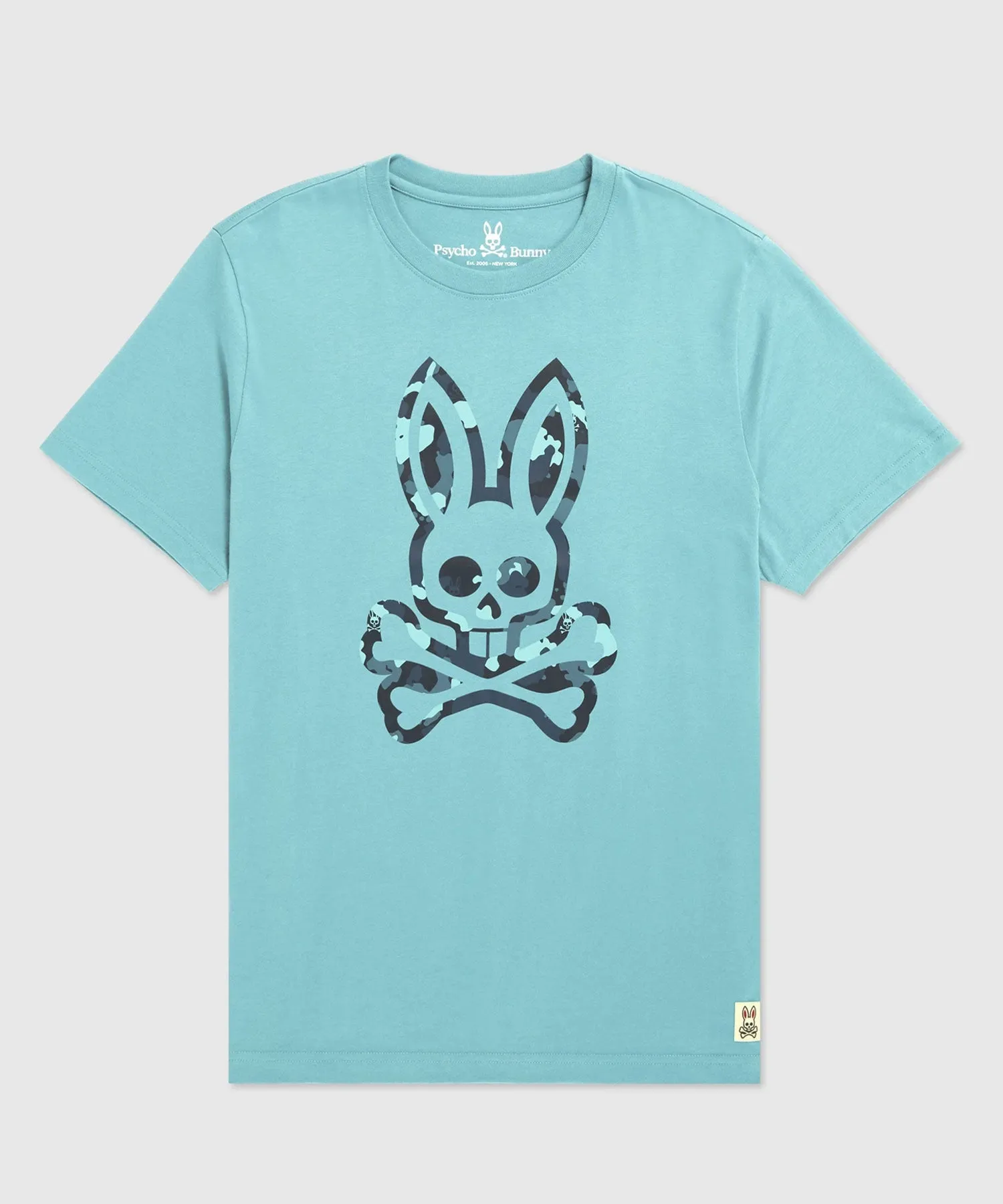 Psycho Bunny Howgate Graphic Tee - Miami Teal