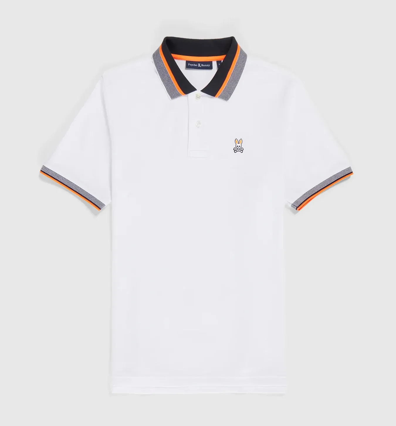 Psycho Bunny Manteno Pique Polo - White