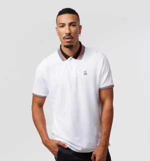 Psycho Bunny Manteno Pique Polo - White