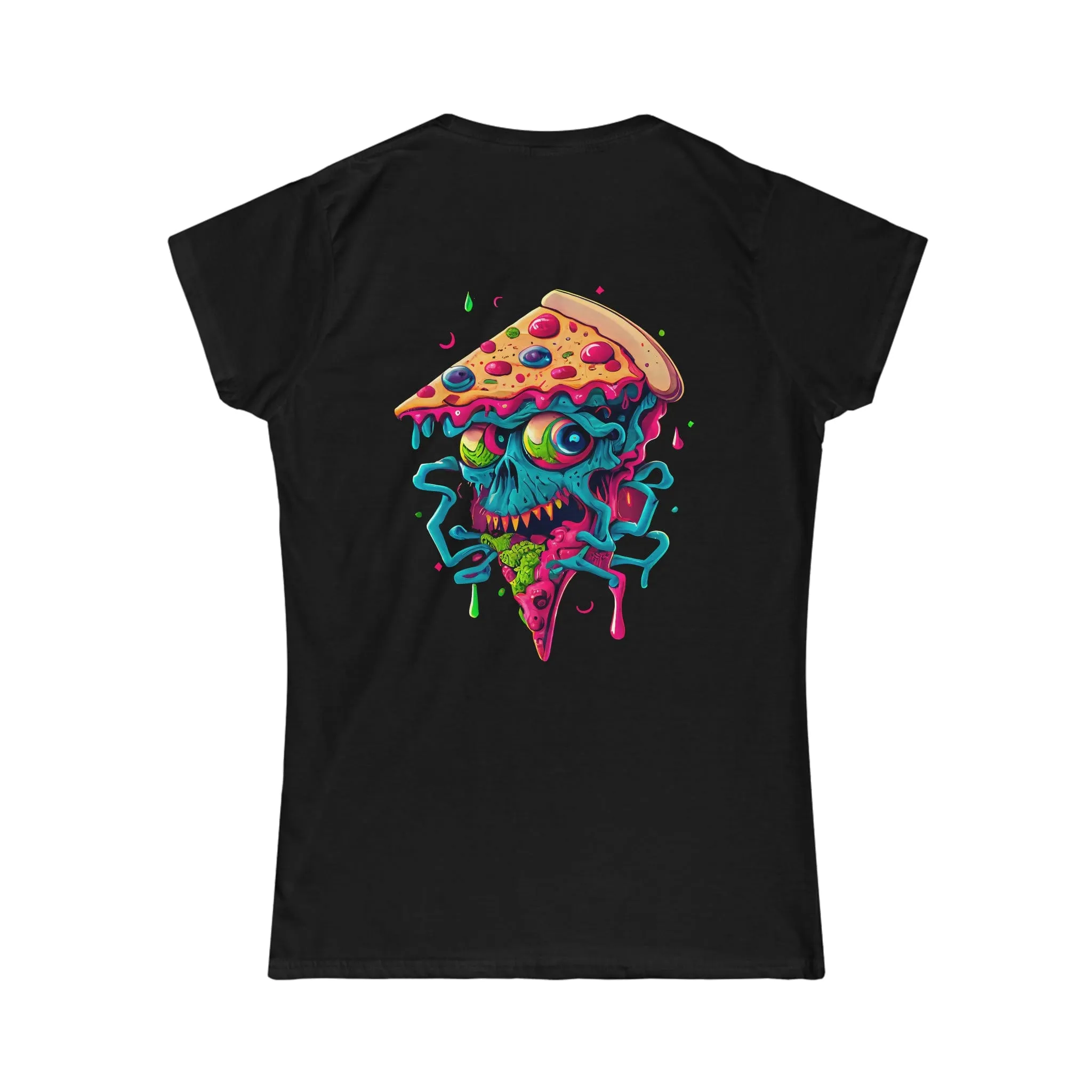 "I Love Pizza"  Custom T-Shirt for Women