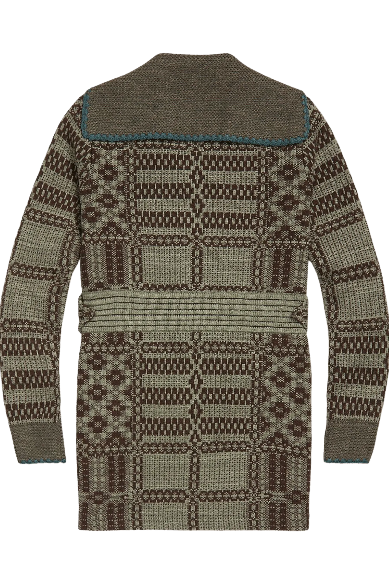 Ralph Lauren Women's Belted Jacquard Cardigan