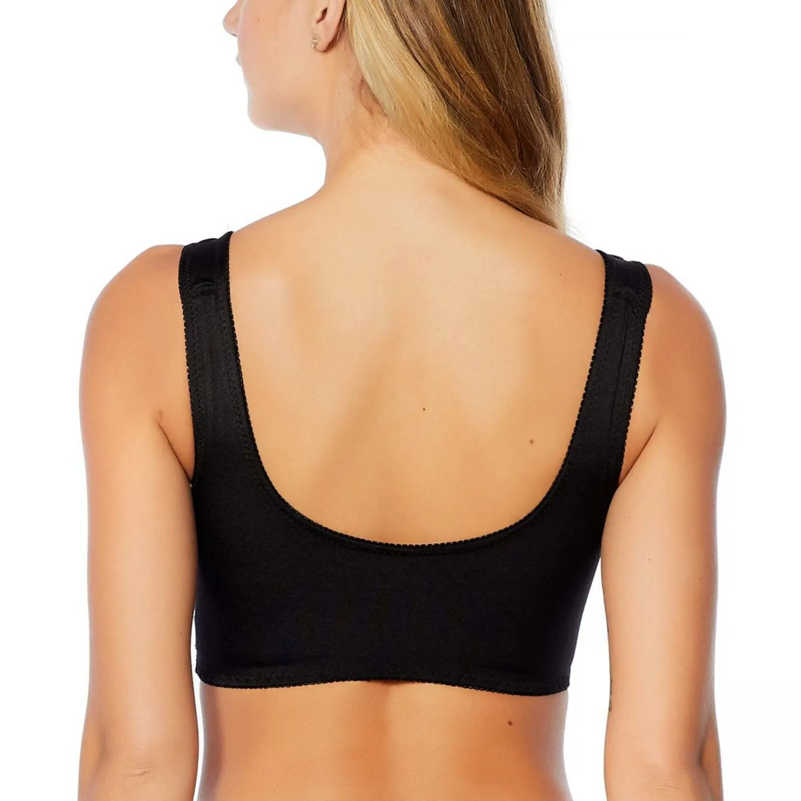 Rhonda Shear 3-Pack Pinup Bras With Removable Pads Black/ White/ Nude Medium