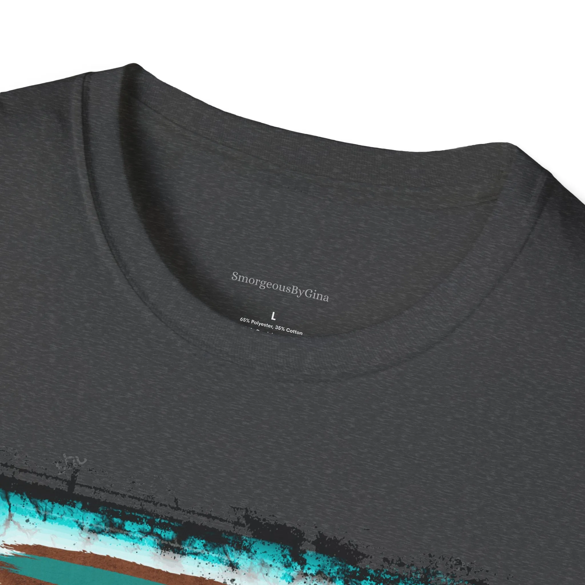 Rodeo Mom, Mom Shirt, Mom Tee, Rodeo Mom Tee, Turquoise, Softstyle T-Shirt