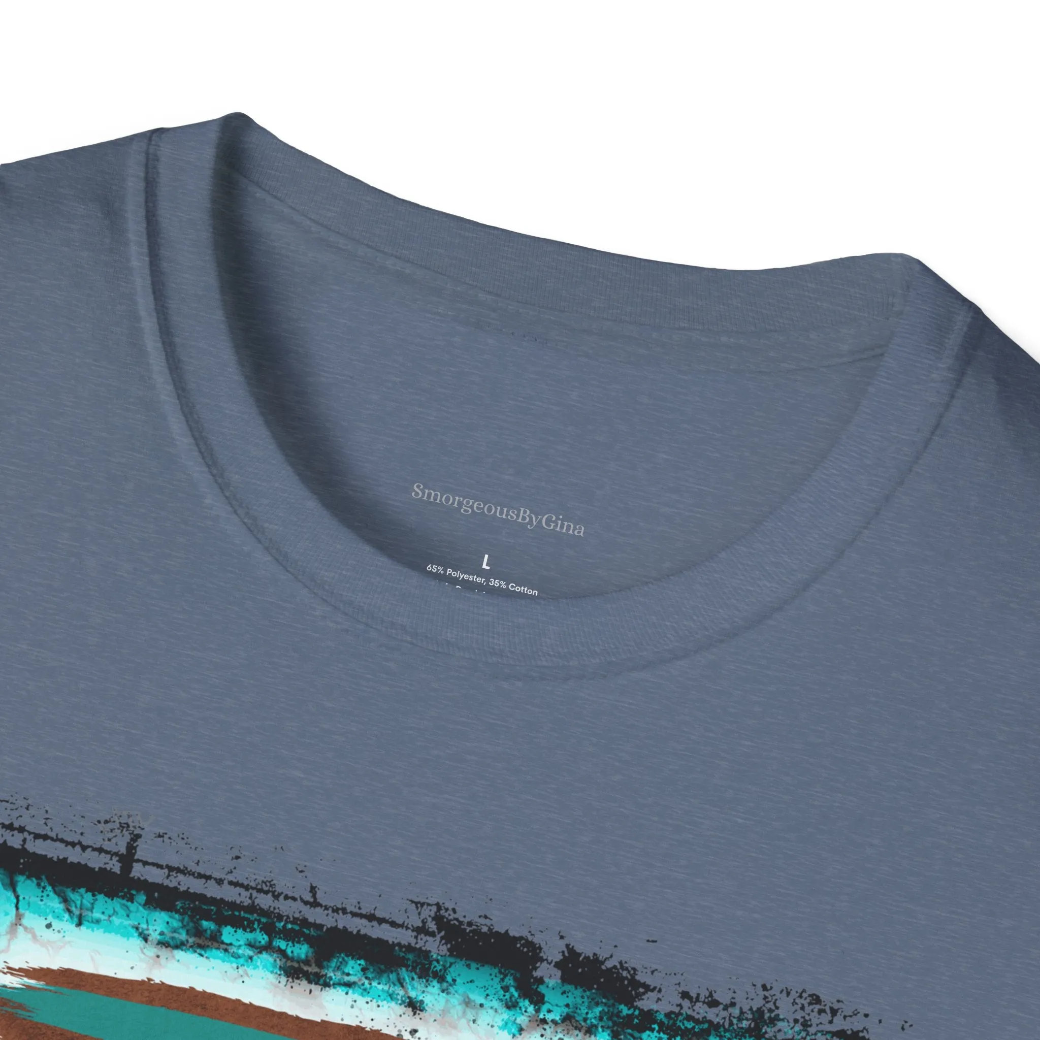 Rodeo Mom, Mom Shirt, Mom Tee, Rodeo Mom Tee, Turquoise, Softstyle T-Shirt