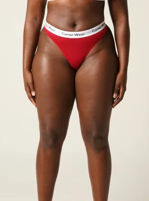 Ruby Red Thong