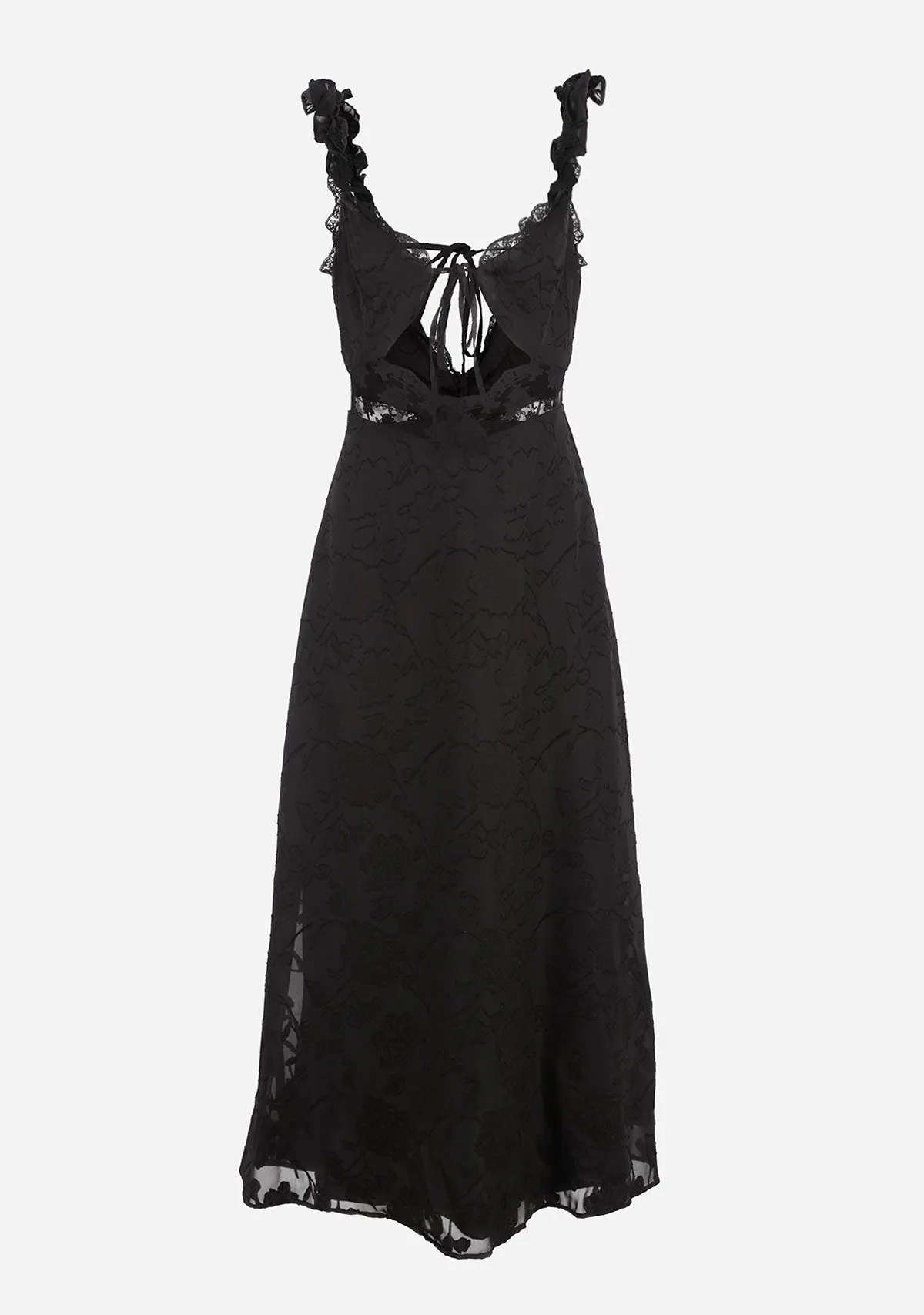 Rumi Burnout Chiffon Dress