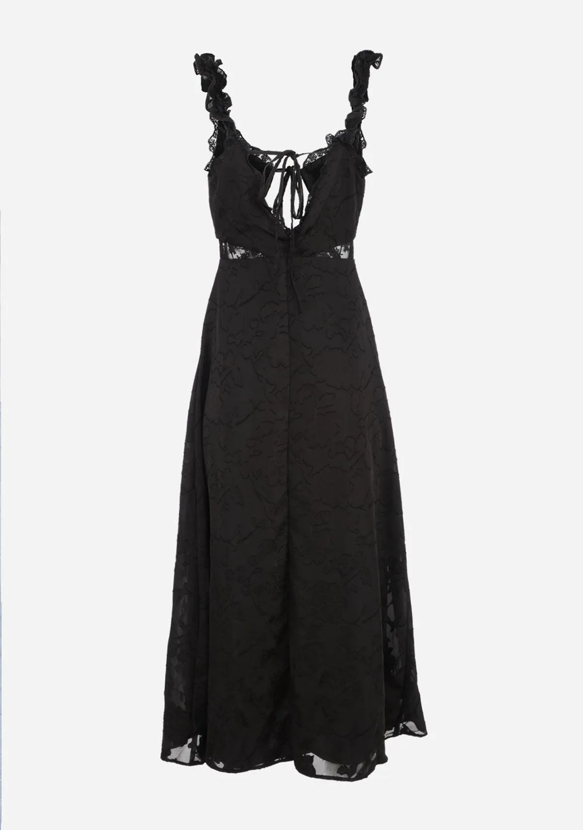 Rumi Burnout Chiffon Dress