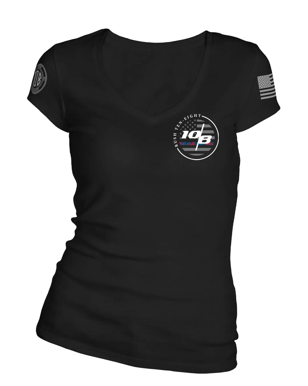 Rush 10-8 Women's V-Neck Tee