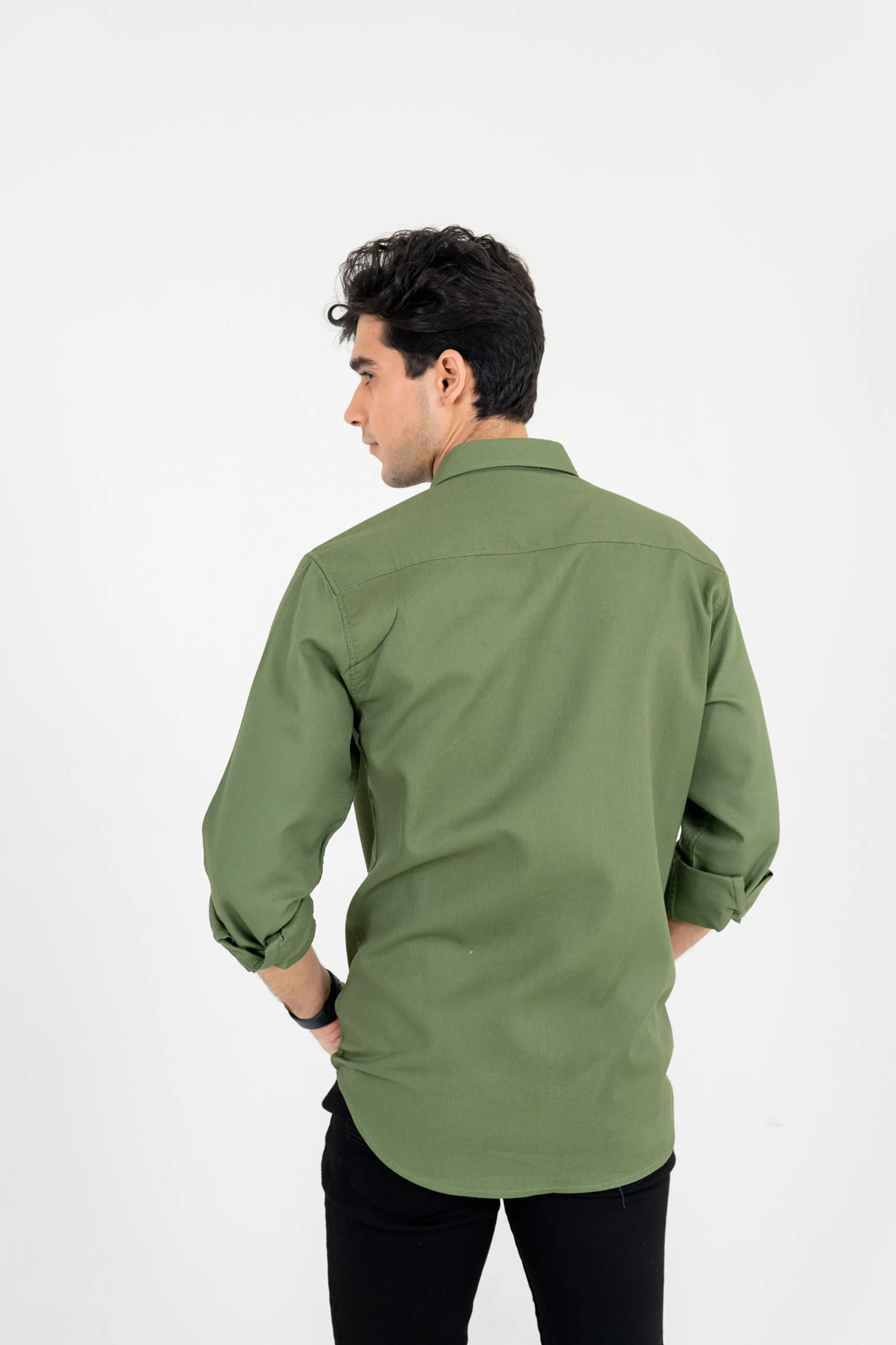 Sage Cotton Shirt