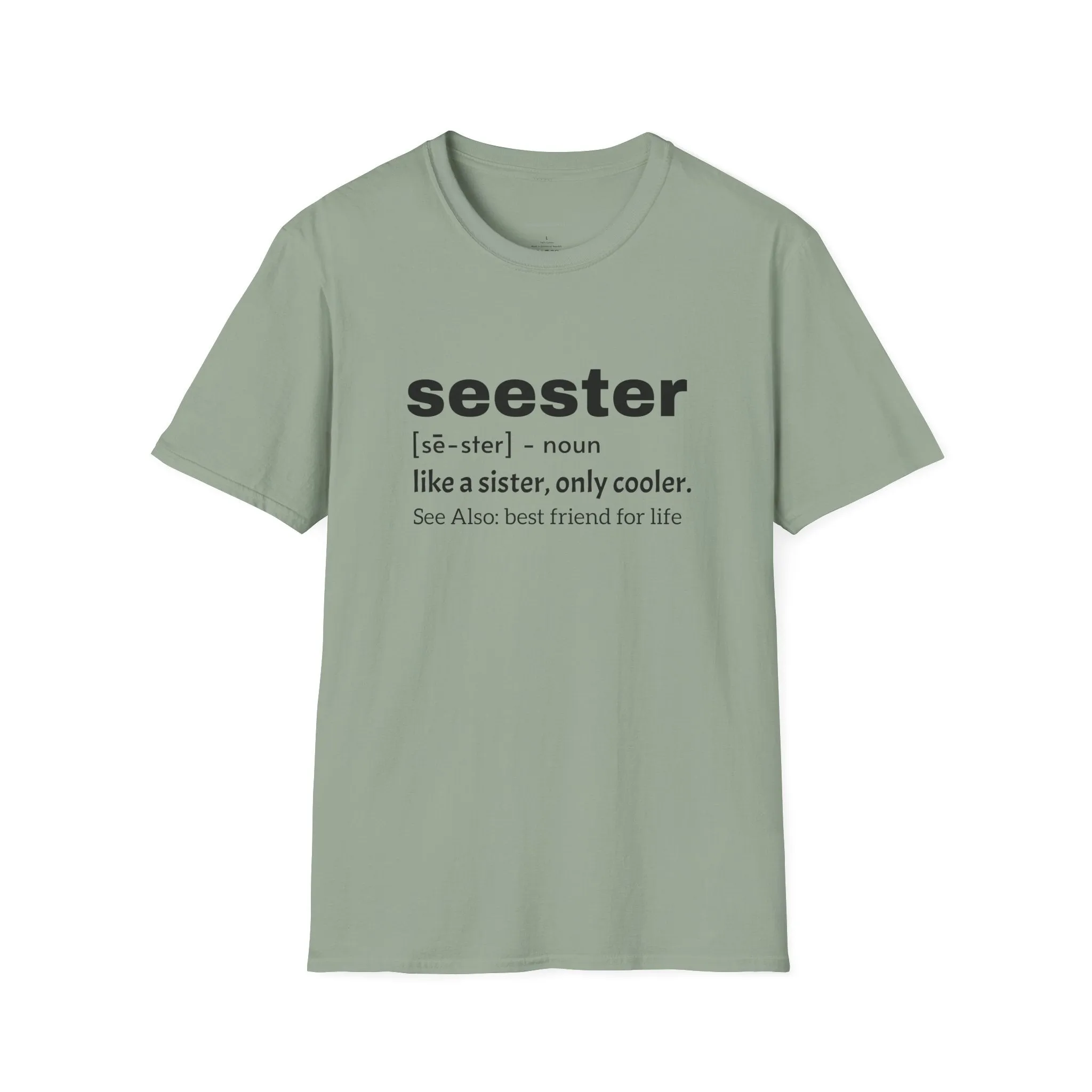 Seester Tee, Seester Shirt, Best Friend Tee, Softstyle T-Shirt