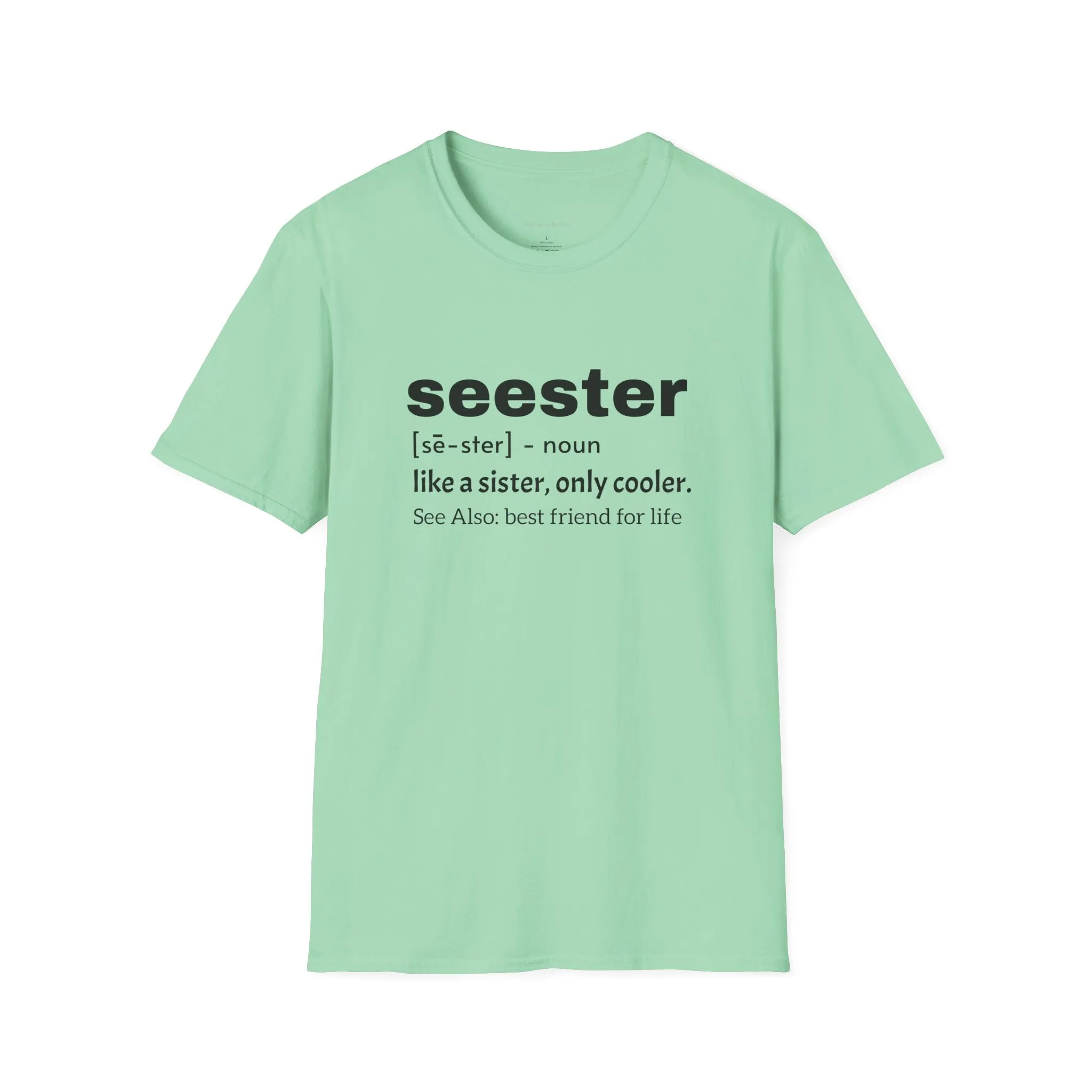 Seester Tee, Seester Shirt, Best Friend Tee, Softstyle T-Shirt