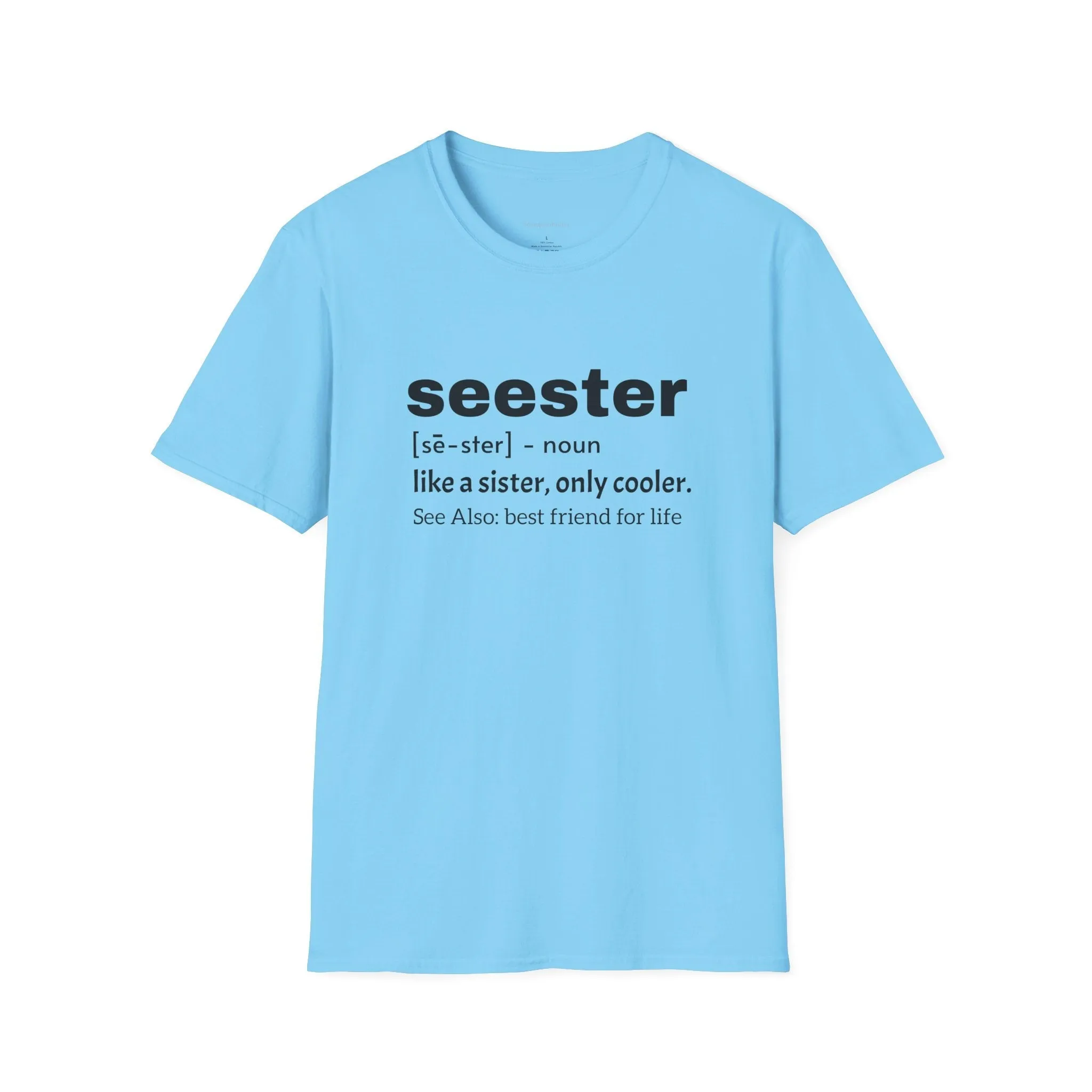 Seester Tee, Seester Shirt, Best Friend Tee, Softstyle T-Shirt