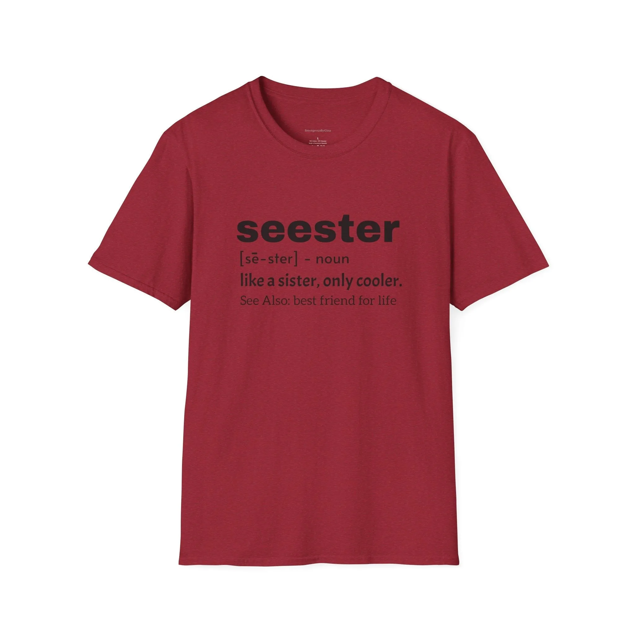 Seester Tee, Seester Shirt, Best Friend Tee, Softstyle T-Shirt