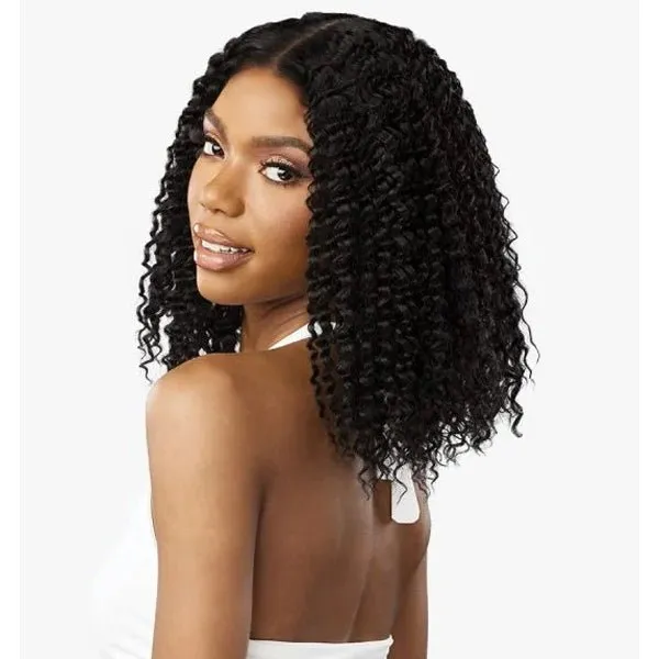 Sensationnel Butta Human Hair Blend Wet & Wavy Lace Front Wig - WATER WAVE 12"