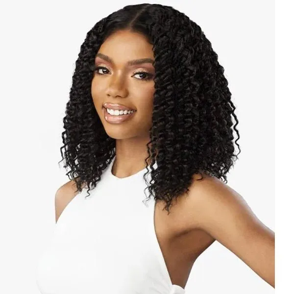 Sensationnel Butta Human Hair Blend Wet & Wavy Lace Front Wig - WATER WAVE 12"