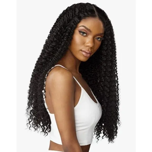 Sensationnel Butta Human Hair Blend Wet & Wavy Lace Front Wig - WATER WAVE 26"
