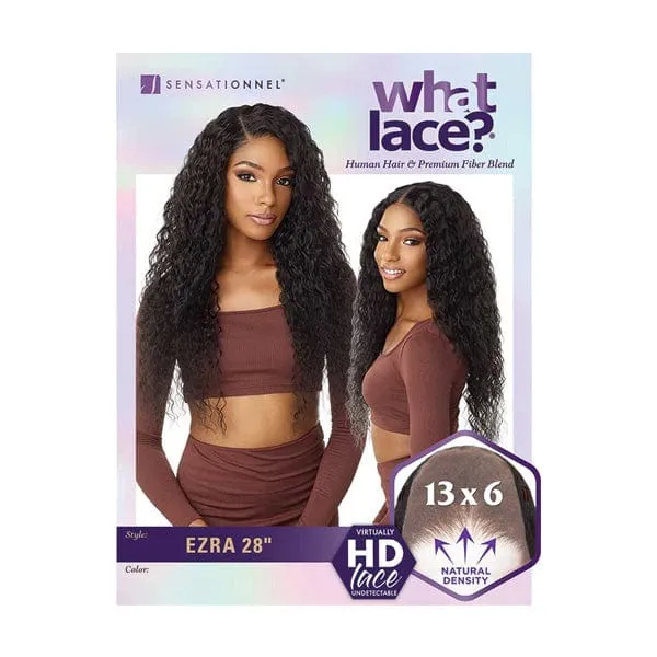 Sensationnel Cloud9 What Lace Human Hair Blend 13x6 Frontal Lace Wig - EZRA 28"