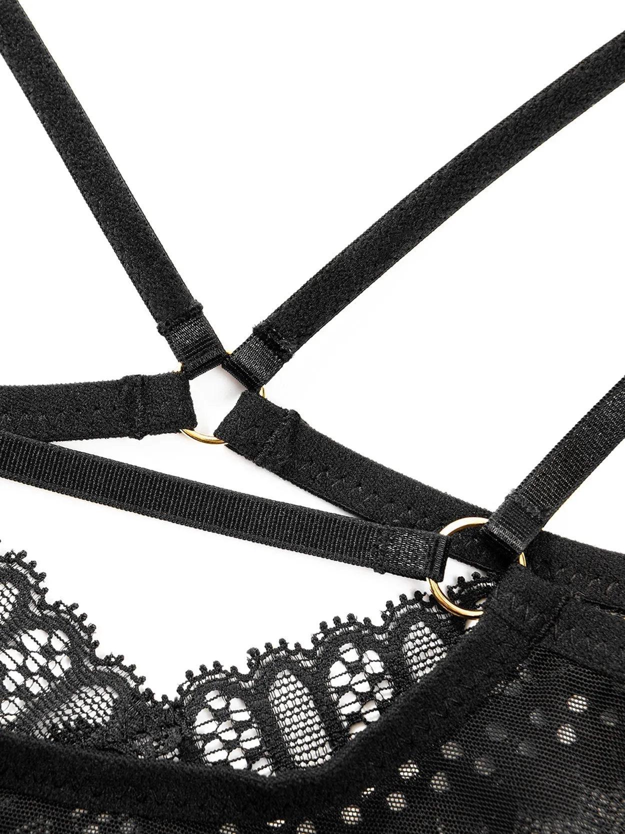 Sexy Lace Low Waist Hipster Panty 3pack Black