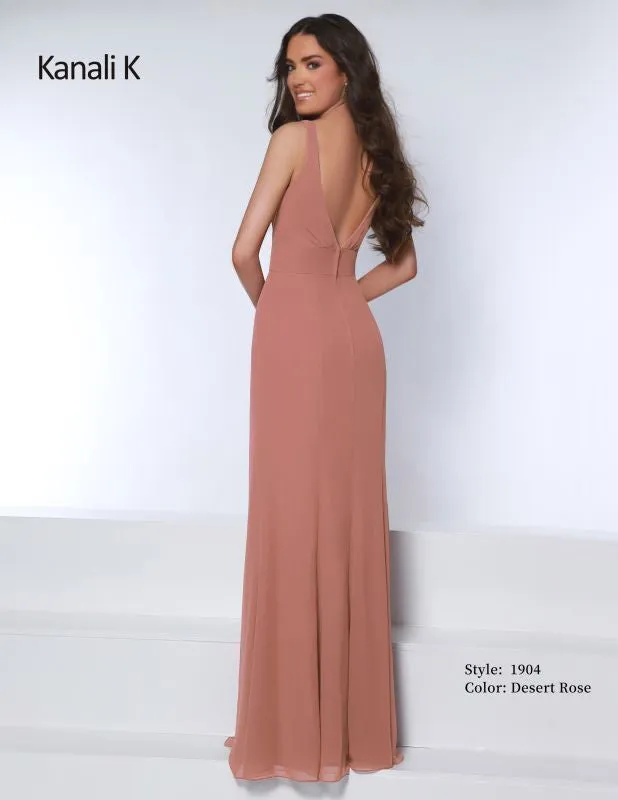 Size 10 Kanali K 1904 Desert Rose Bridesmaid Dress