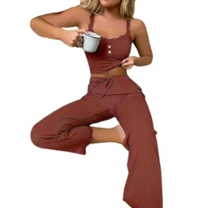 Sleep Lounge Sexy Casual Pajamas Set