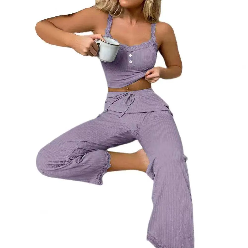 Sleep Lounge Sexy Casual Pajamas Set
