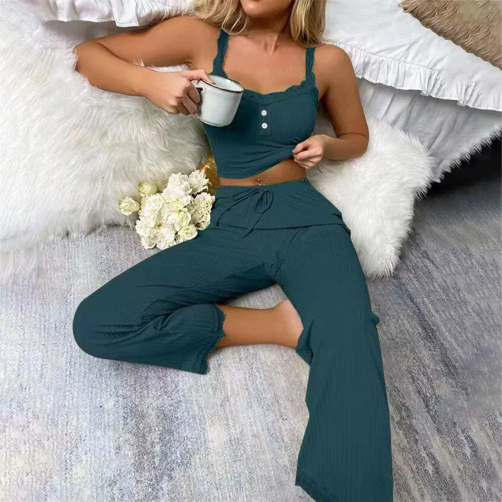 Sleep Lounge Sexy Casual Pajamas Set