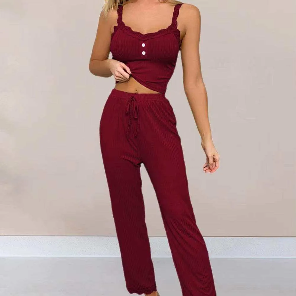 Sleep Lounge Sexy Casual Pajamas Set