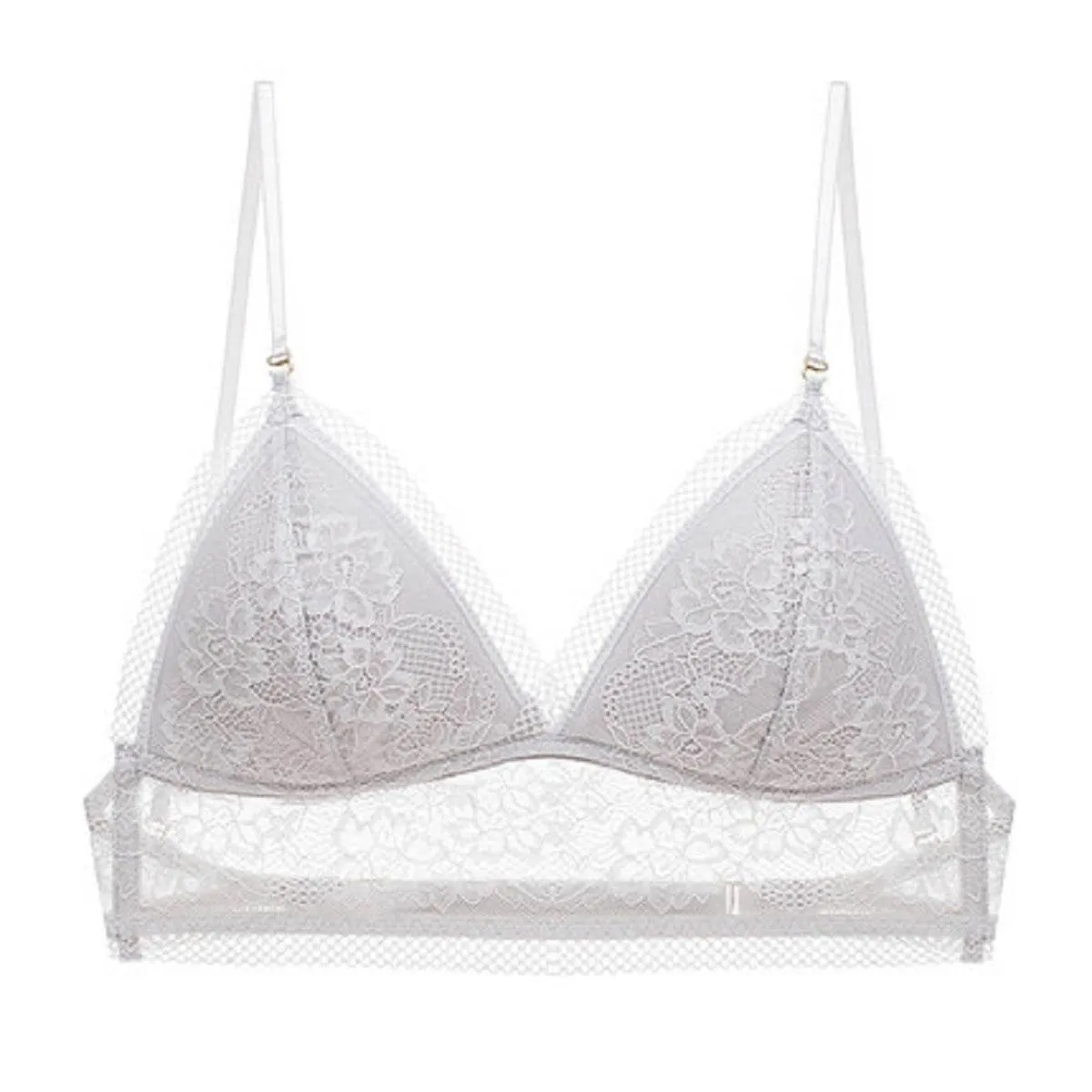 Spring And Summer Ultra-Thin Underwear Women'S Halter Neck Bra U-Shaped Big Backless Strapless Bra