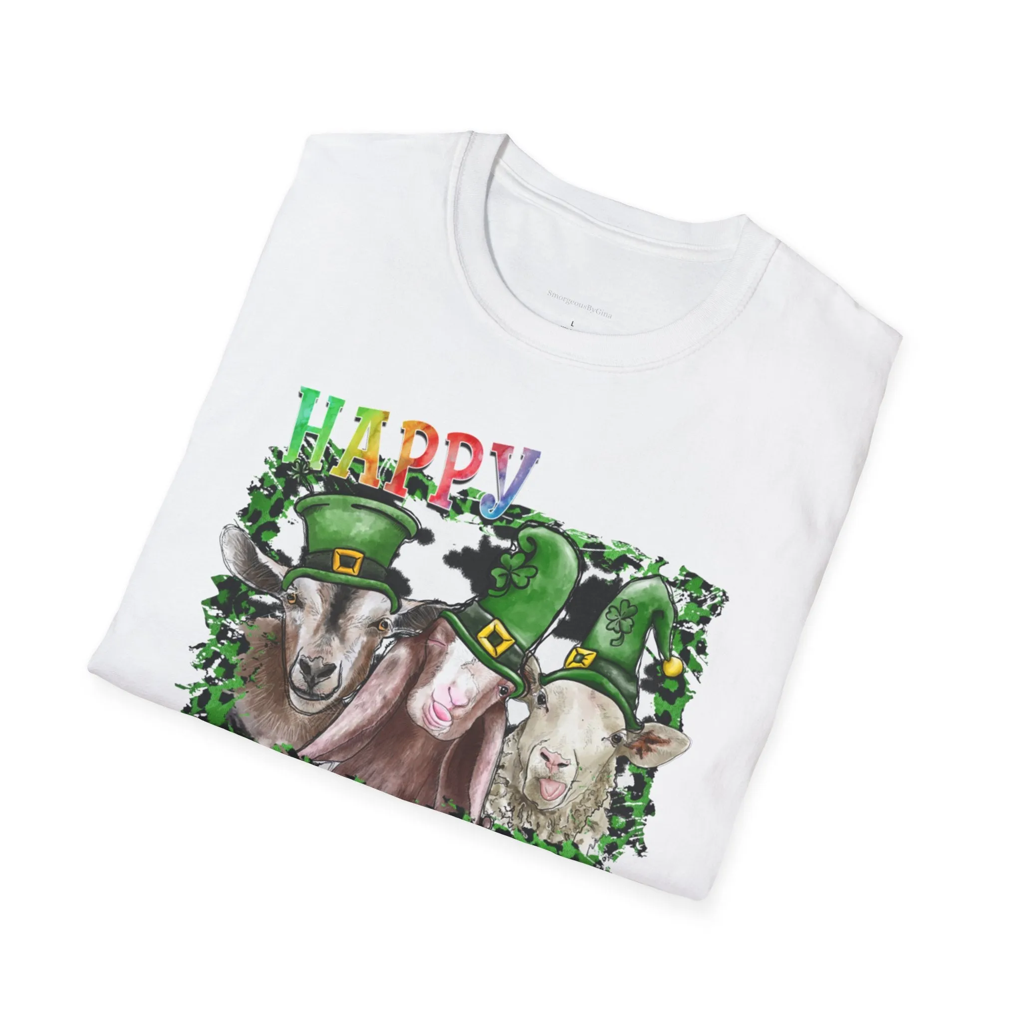 St Patrick's Day Goats Softstyle T-Shirt