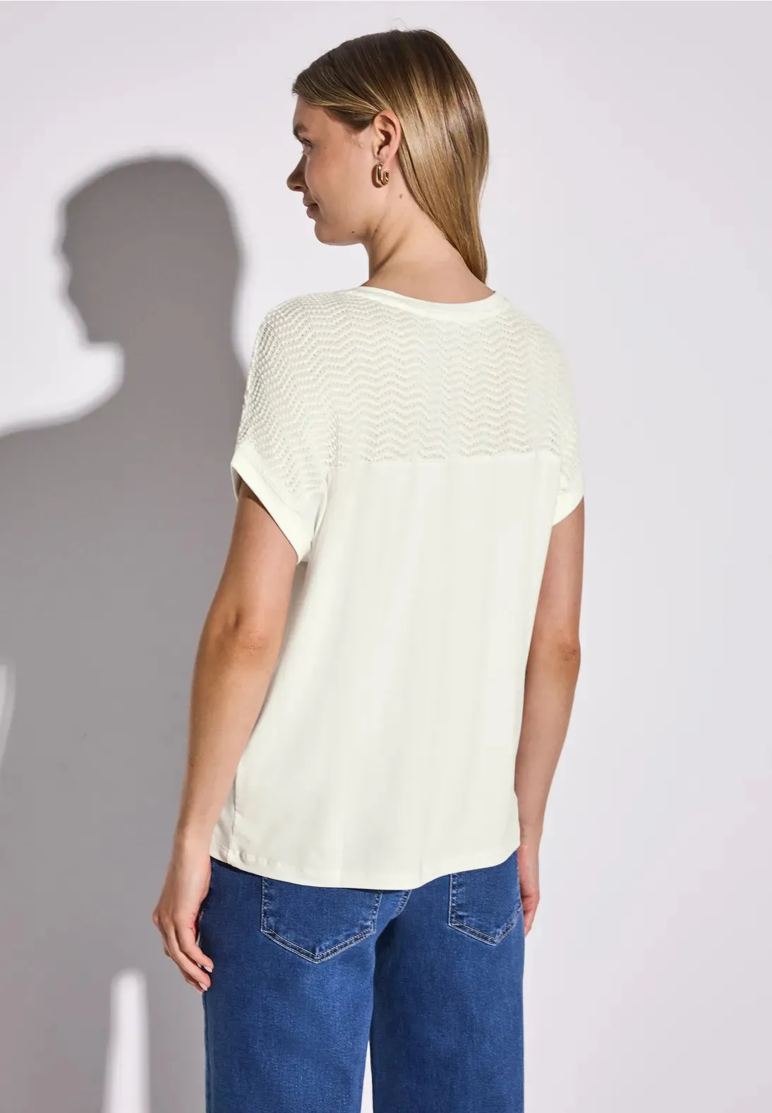 Street One top with perforated detail