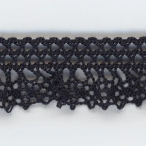 Stretch Torchon Lace #47 Night Blue