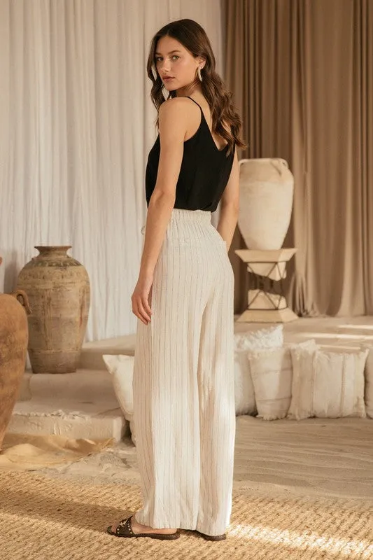 Stripe Pull On Pants