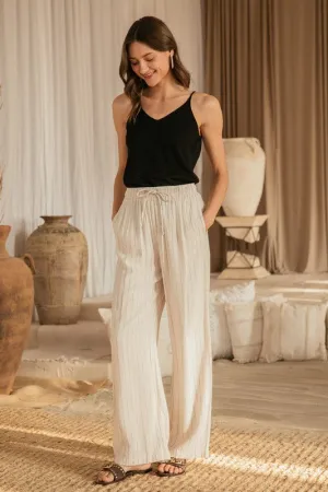 Stripe Pull On Pants