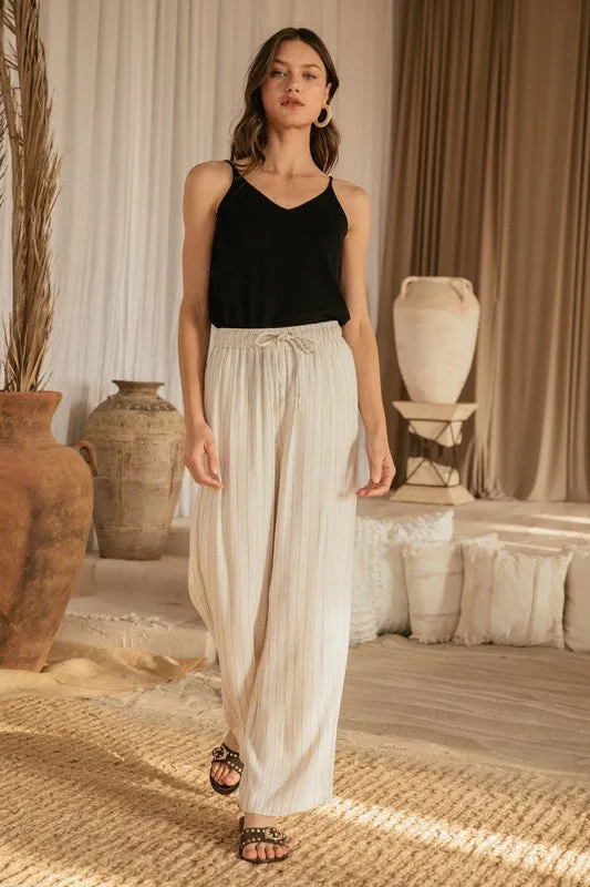 Stripe Pull On Pants
