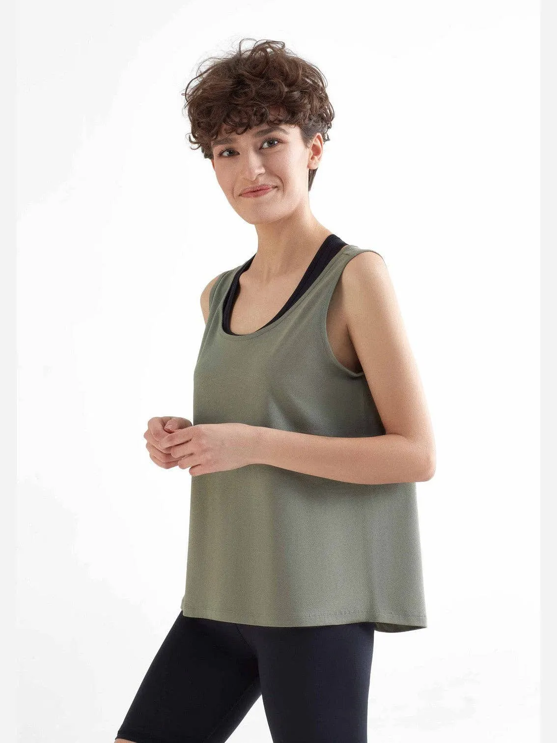 Tencel Active Vest Top: Womens