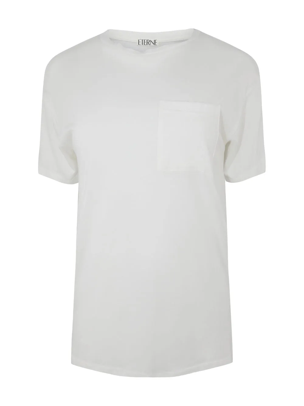 Éterne Boyfriend Pocket Ivory T-shirt