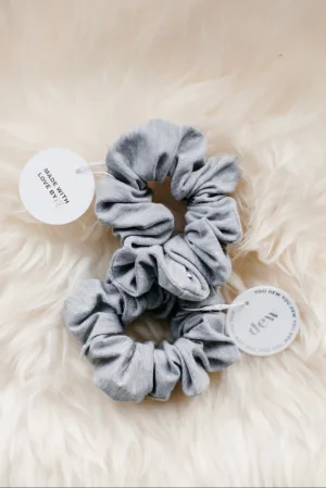 The Dew by Kaitlyn Bristowe x The Skinny Scrunchie - Heather Grey