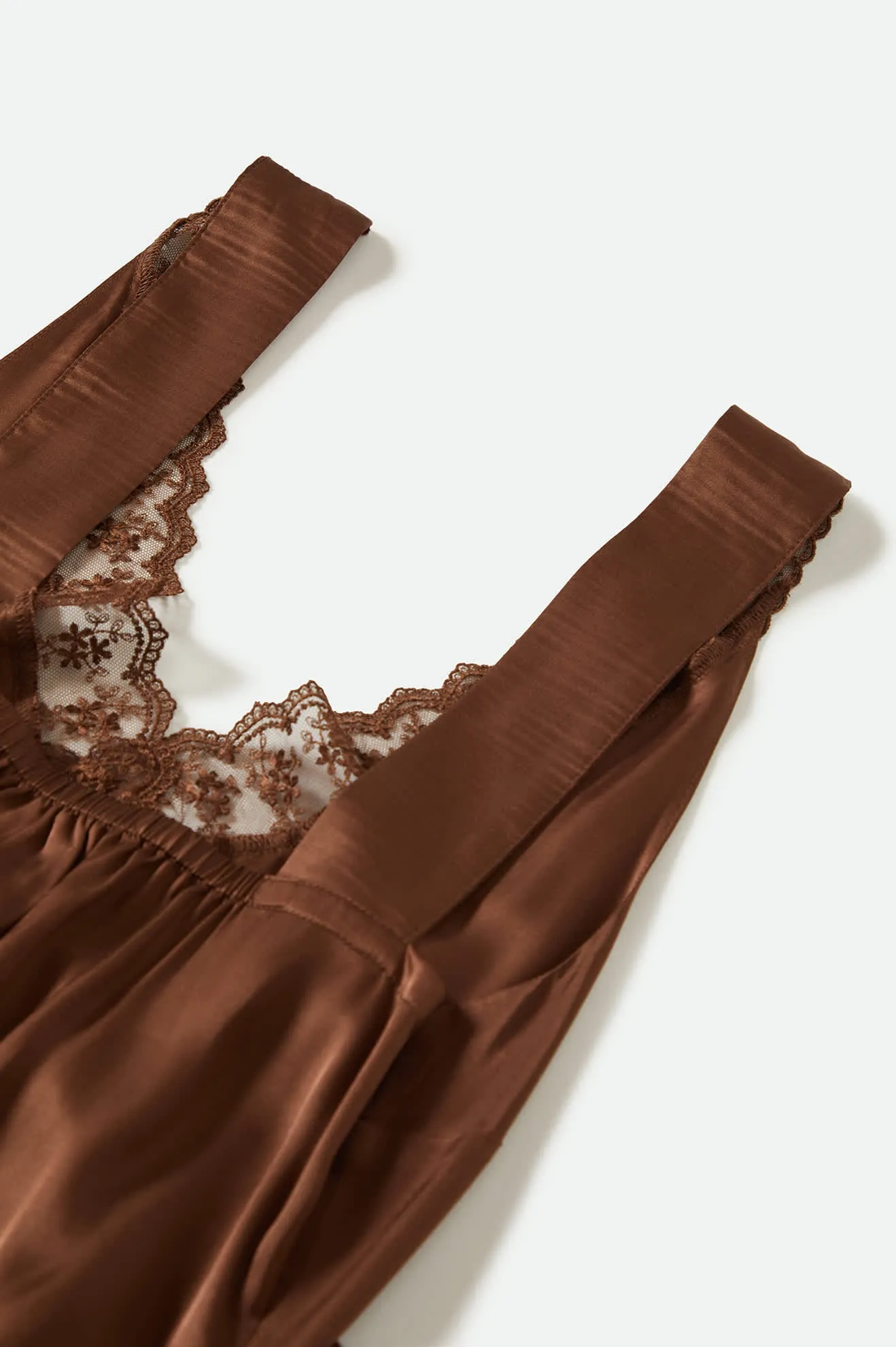 The Ridge Slip Dress - Pinecone Brown