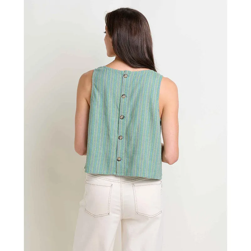 Toad & Co Women's Taj Hemp Button Back Tank II