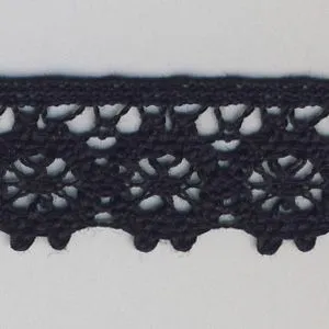 Torchon Lace #50 Black