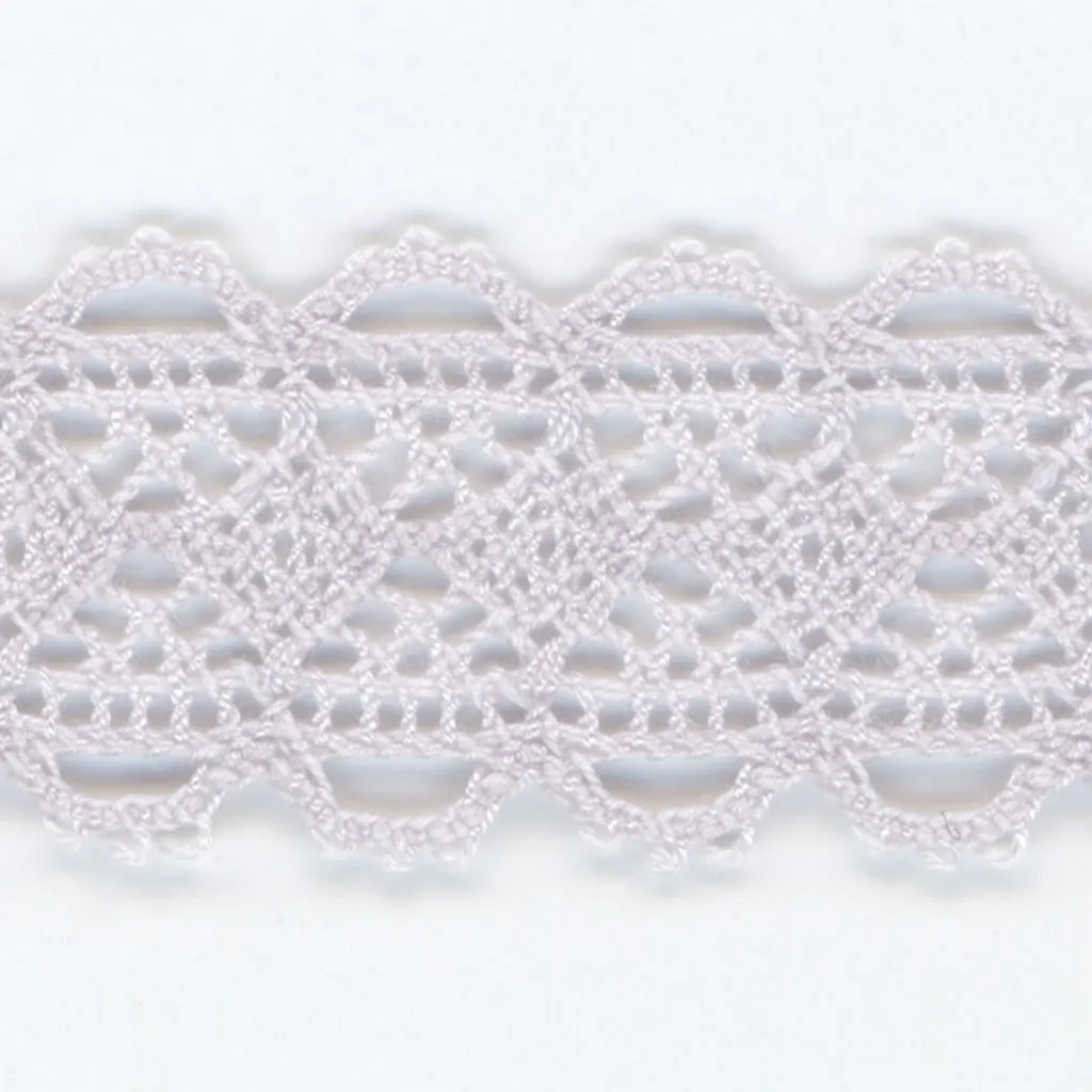 Torchon Lace #93 Silver Rose