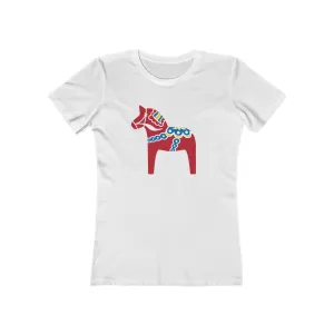 Traditional Dala Horse Women's Fit T-Shirt