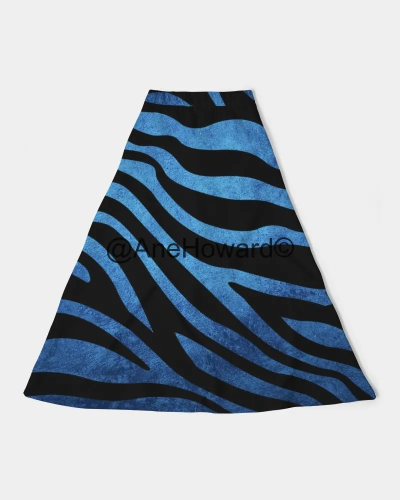 Truest Blue Signed Women's A-Line Midi Skirt