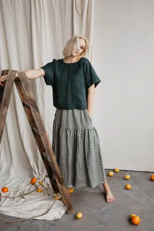 Vakare Women's Linen Skirt | Multiple Colours