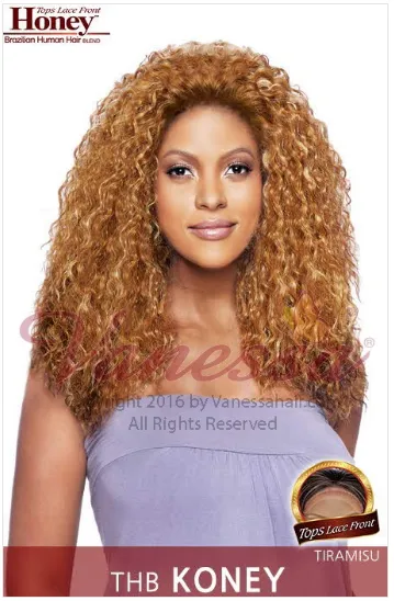 Vanessa THB KONEY - Human Hair Blend TOPS LACE FRONT HONEY Lace Front Wig