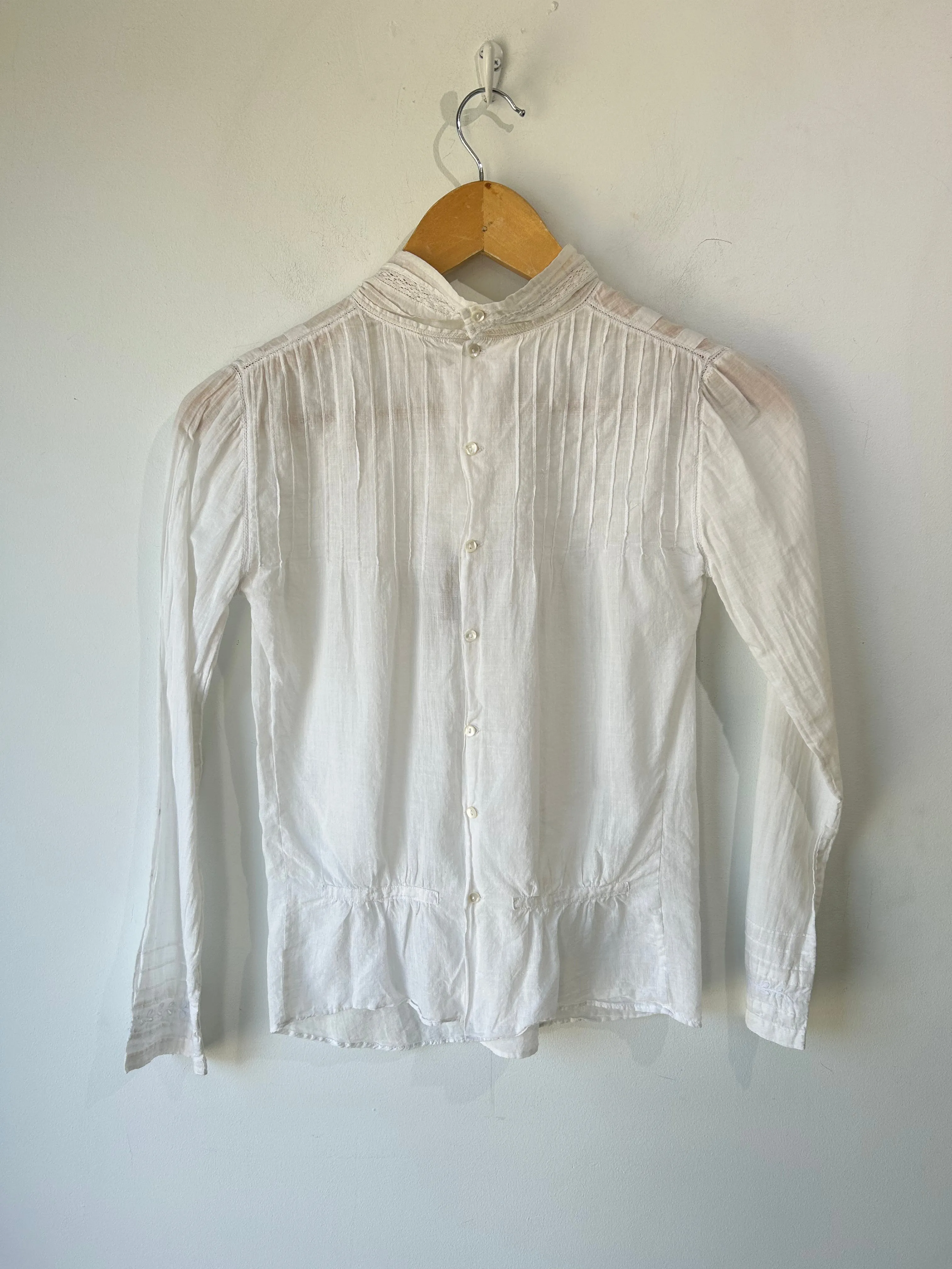 Victorian White Eyelet Shirt