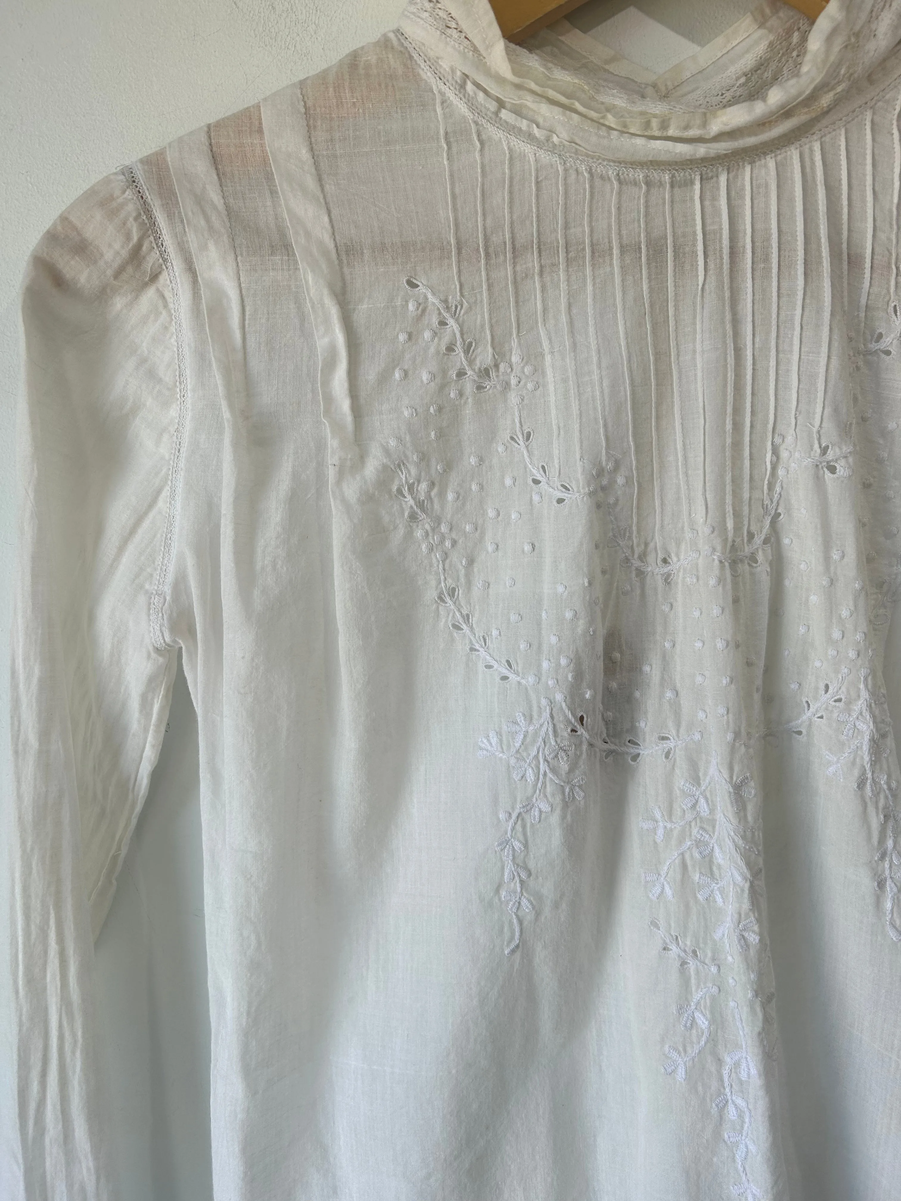 Victorian White Eyelet Shirt