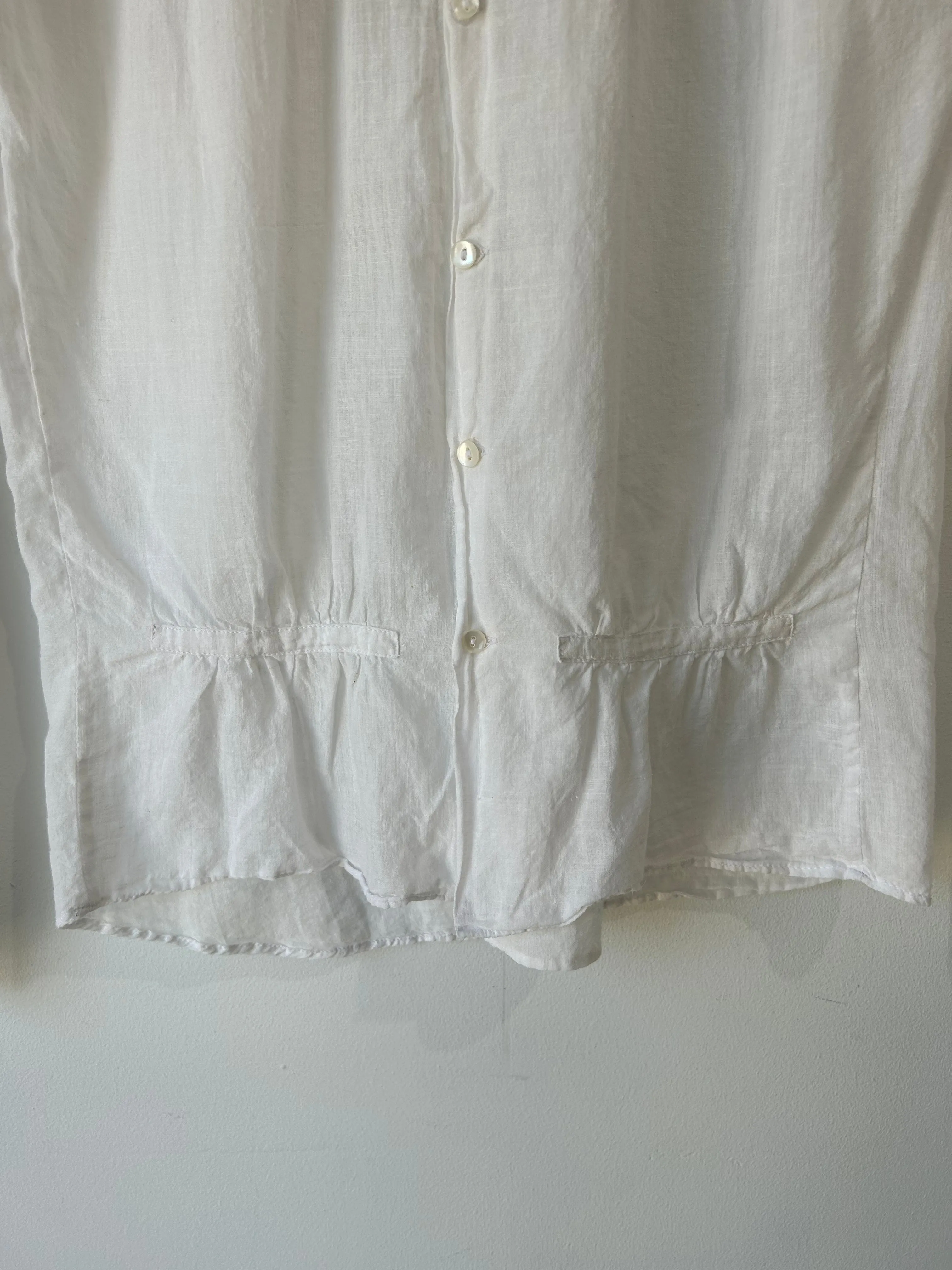 Victorian White Eyelet Shirt