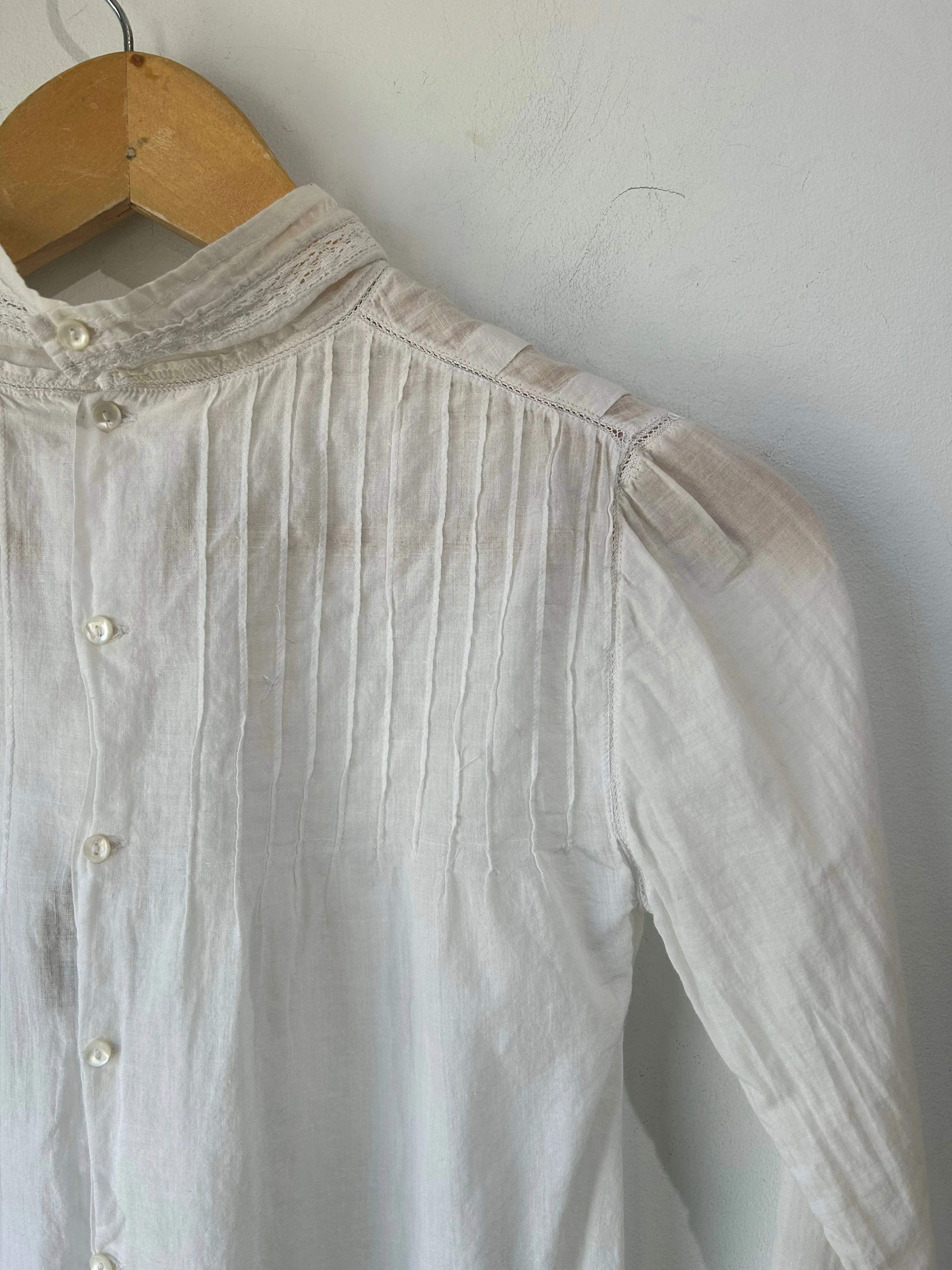 Victorian White Eyelet Shirt