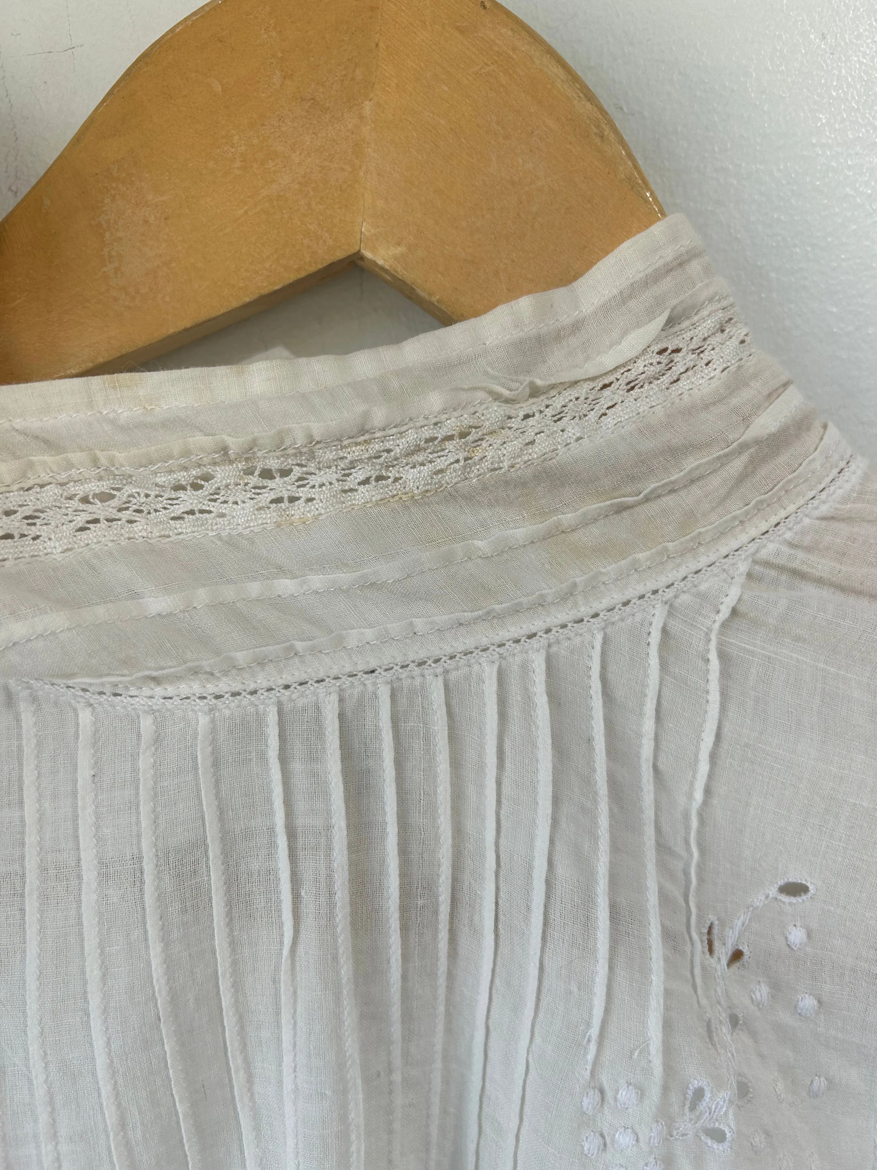Victorian White Eyelet Shirt